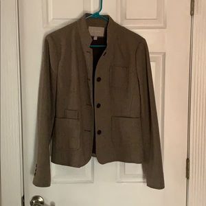 Banana Republic Brown Tweed Blazer Size 10